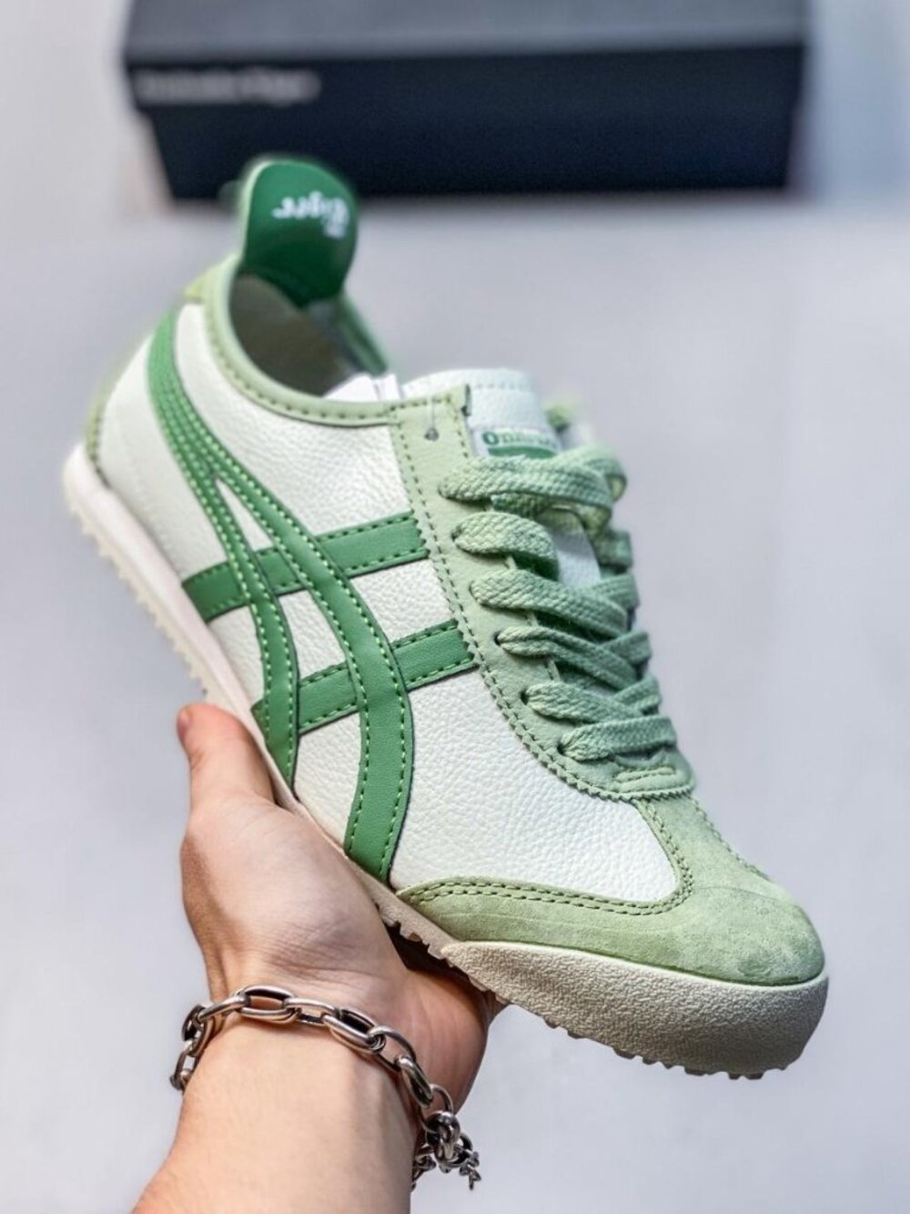 Onitsuka Tiger MEXICO 66 Men's Casual Sneakers – Green – New w/ Tags (No Box) - Picture 5 of 6